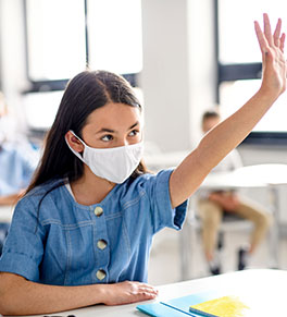 New classroom etiquette during the COVID-19 outbreak means masking, physical distancing and more. 