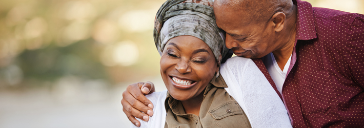 mature african american couple celebrates world kidney day