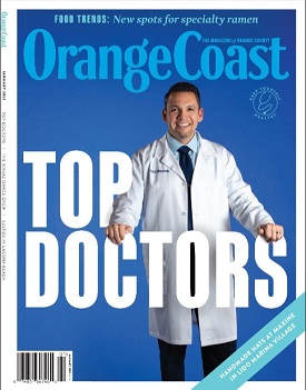 Orange Coast Magazine Top Docs Mayorga cover