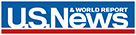 US_News_logo white us news and world report words on blue background with red stripe underneath