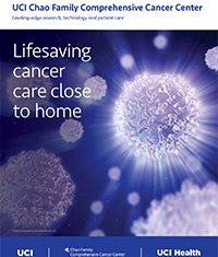 Cover image of the Fall 2020 cancer center newsletter