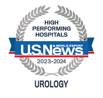 US News high-performing hospitals badge urology