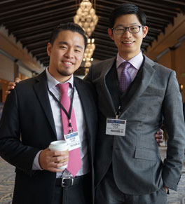 peter chang, left, and daniel chow