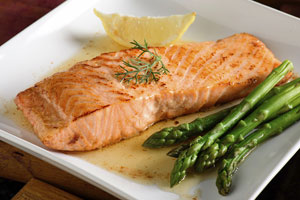 broiled salmon