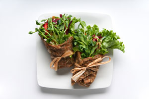 whole wheat lentil wraps