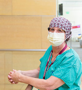 UCI Health chaplain Pirjo Carlisle brings comfort to COVID-19 patients and their families.