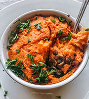 Lentil and sweet potato Shepherd's pie