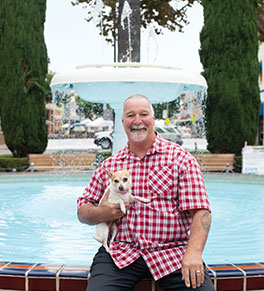 Dan Ferguson received UCI Health's first bone marrow transplant, his best bet to keep his cancer in remission.