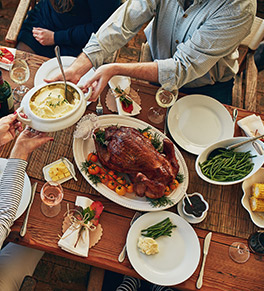 It's easy to add extra pounds at holiday celebrations, but hard for many people to lose them when the New Year rolls around.