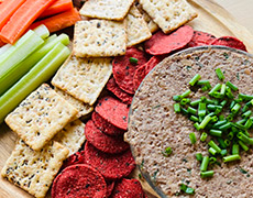 Mushroom and lentil paté