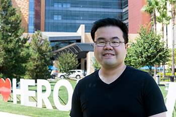 Michael Nguyen participated in a UCI Health clinical trial of stem cells to combat COVID-19.