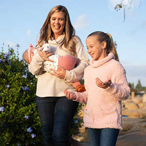 Ovarian cancer survivor Tatum Miller calls daughter Payton, 10, her "miracle baby."