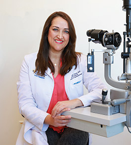 UCI Health ophthalmologist Dr. Marjan Farid leads the ocular stem cell transplatation program for eye surface disease at the Gavin Herbert Eye Institute.