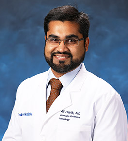 UCI Health neuromuscular specialist Dr. Ali A. Habib is investigating an ambitious new stem-cell based therapy for a rare form of myasthenia gravis at the UCI Alpha Clinic.