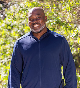 Stroke survivor Prince Simmons is the picture of health at El Dorado Regional Park in Long Beach.