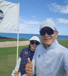 uci health stroke survivor won hi lee on the golf course