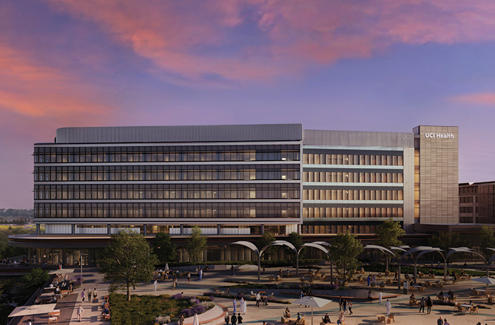Exterior of UCI Health — Irvine