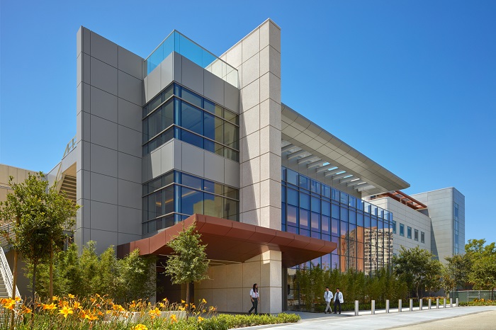 Exterior of the Chao Digestive Health Institute at UCI Medical Center in Orange.