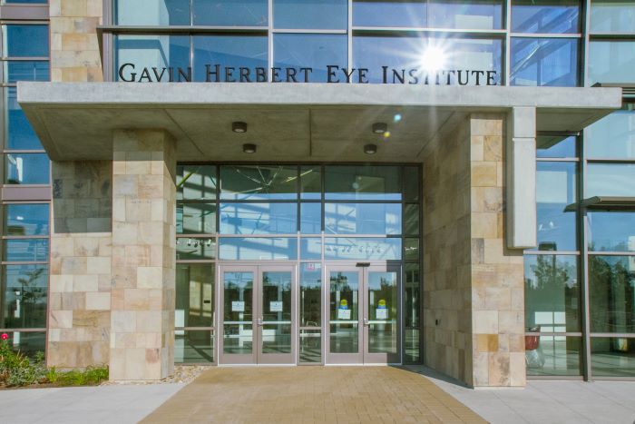 Exterior of the Gavin Herbert Eye Institute in Irvine
