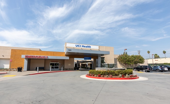 The exterior of UCI Health — Placentia Linda