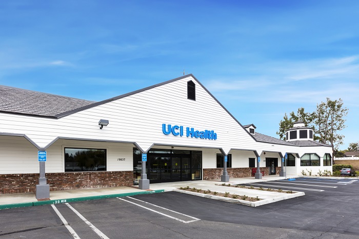 The exterior of UCI Health — Yorba Linda
