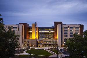 UCI Medical Center night