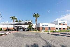 Exterior of UCI Health Fountain Valley.