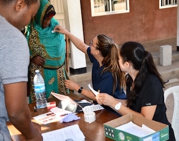 UCI medical students in Tanzania