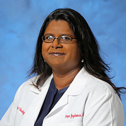 Dr. Deepa Jeyakumar is a UCI Health oncologist who specializes in the research and treatment of blood cancers as well as in hematopoietic stem cell transplantation.