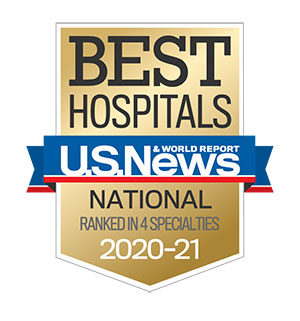 U.S. News & World Report national badge for 2020-21