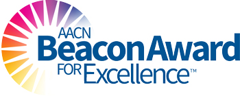 american association of critical-care nurses beacon award for excellence logo