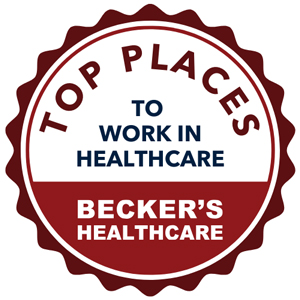 beckers top places to work 2025 badge