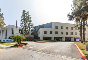 the exterior of uci health lakewood which earned certification as a comprehensive stroke center