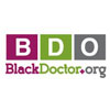 black doctor logo BDO letters on red, green and gray squares