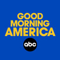 ABC Good Morning America logo blue yellow with abc logo