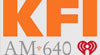 KFI AM 640 logo with orange and black letters and red heart