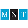 medical news today logo with MNT white letters on blue and black backgrounds