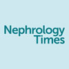 nephrology times wordmark on blue background