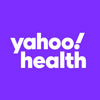 yahoo health wordmark on purple background