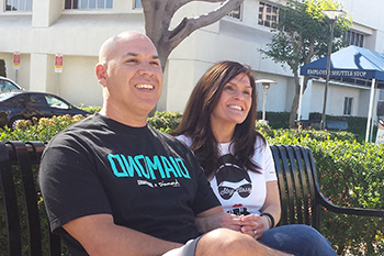 David Castenada and his wife, Denise, talk about his stroke recovery at UC Irvine Medical.