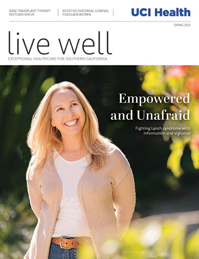 UCI Health Live Well Magazine Spring 2023 cover image