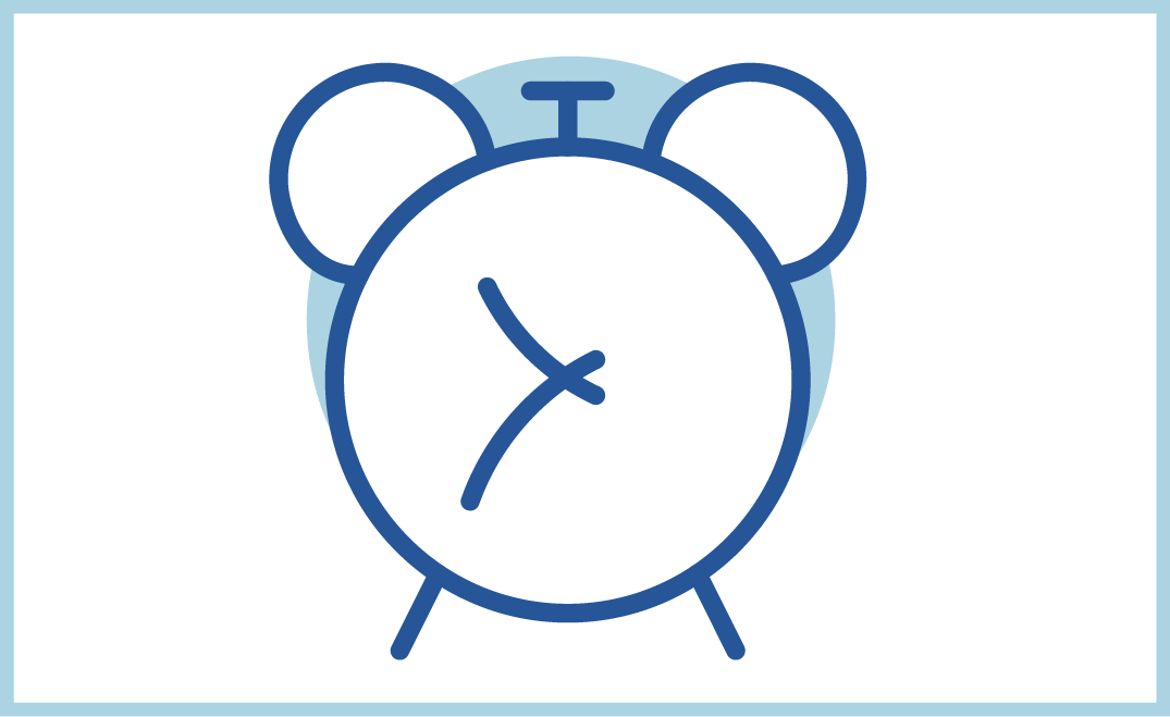 an icon of an old-fashioned alarm clock