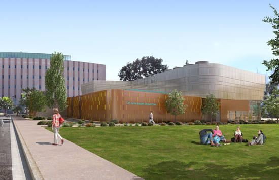 UCI Health non oshpd chiller plant artist rendering