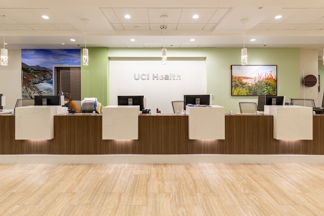 UCI Health Laguna Hills check-in desk