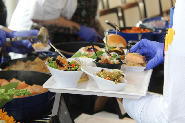 food is prepared at a menu tasting for UCI Health -- Irvine and UCI Medical Center in Orange