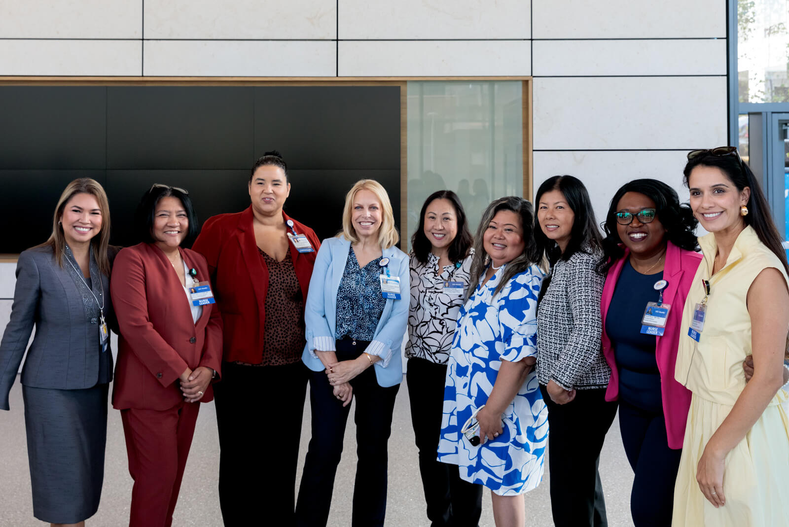 uci health leaders pose for a photo at the uci health irvine substantial completion event on sept 19 2025