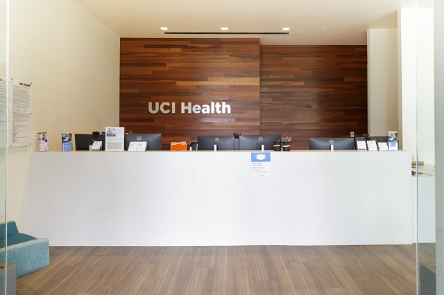 UCI Health — Newport Beach MacArthur reception welcome area