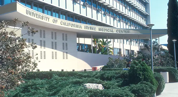UCI Medical Center pictured in 1976