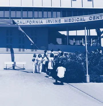 The opening of UC Irvine Medical Center, now known as UCI Health Orange