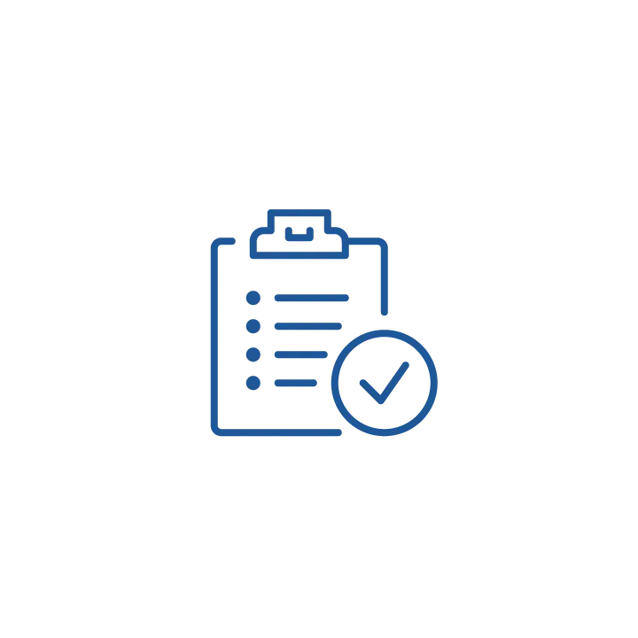 Clipboard with checkmark icon